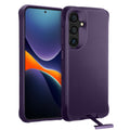 Oakshield Handyhülle mit Standfunktion kompatibel mit Samsung Galaxy S24 Plus Hülle - Case für S24 Plus - Hülle mit Ständer - Cover mit erhöhten Kanten - Violett Violett  