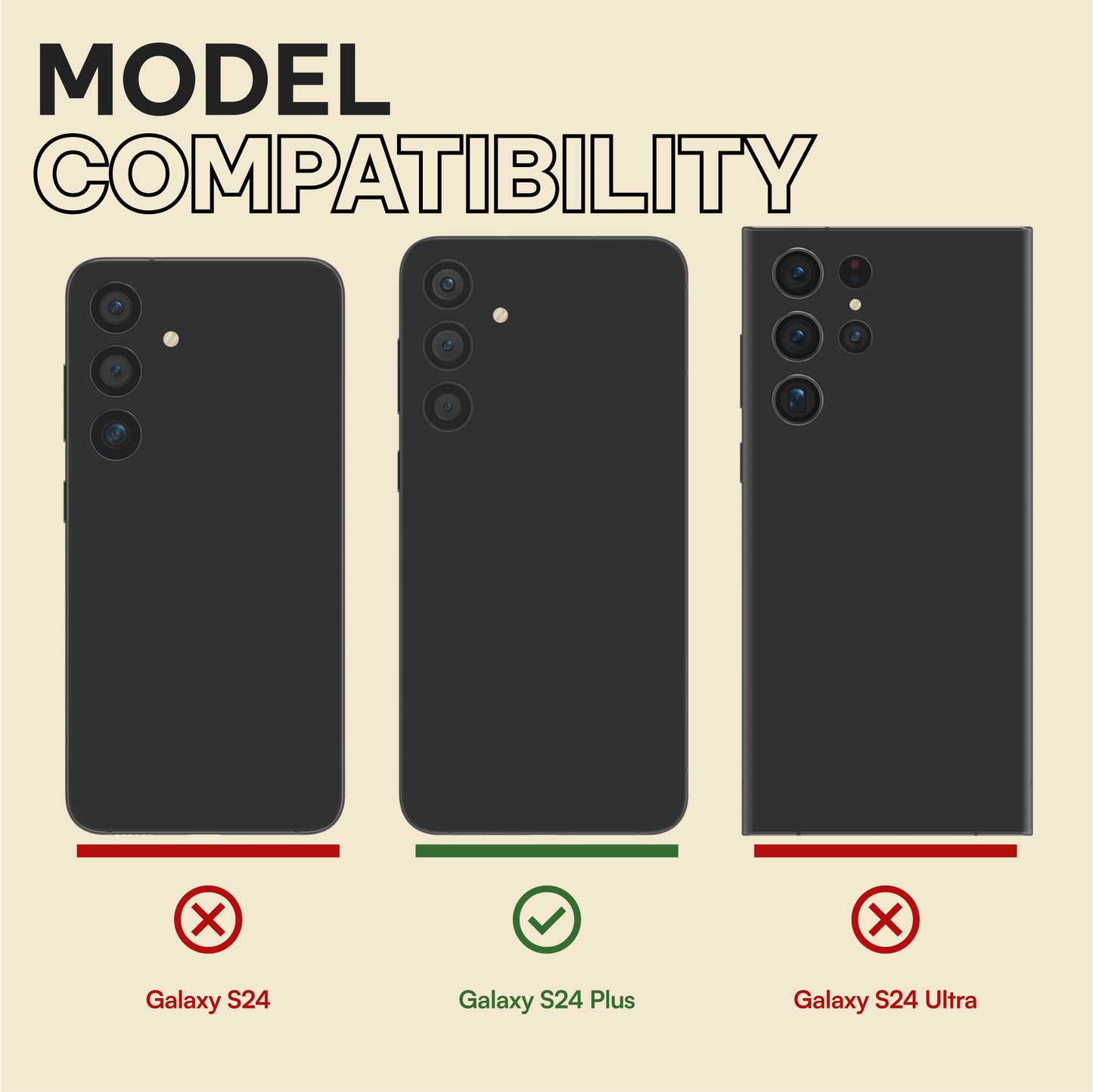 Oakshield Handyhülle mit Standfunktion kompatibel mit Samsung Galaxy S24 Plus Hülle - Case für S24 Plus - Hülle mit Ständer - Cover mit erhöhten Kanten