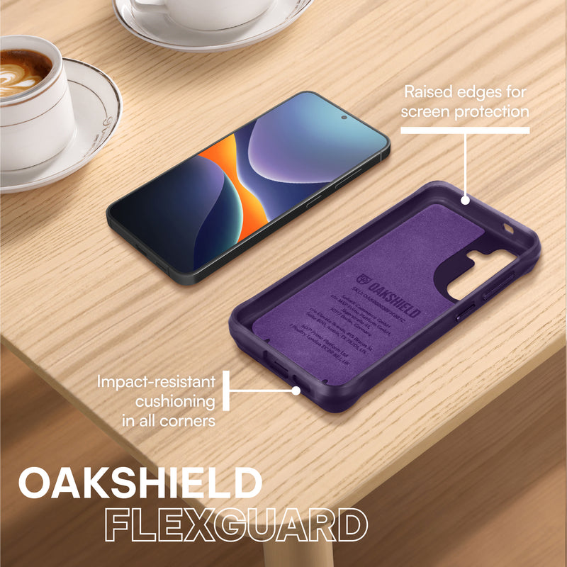 Oakshield Handyhülle mit Standfunktion kompatibel mit Samsung Galaxy S24 Plus Hülle - Case für S24 Plus - Hülle mit Ständer - Cover mit erhöhten Kanten