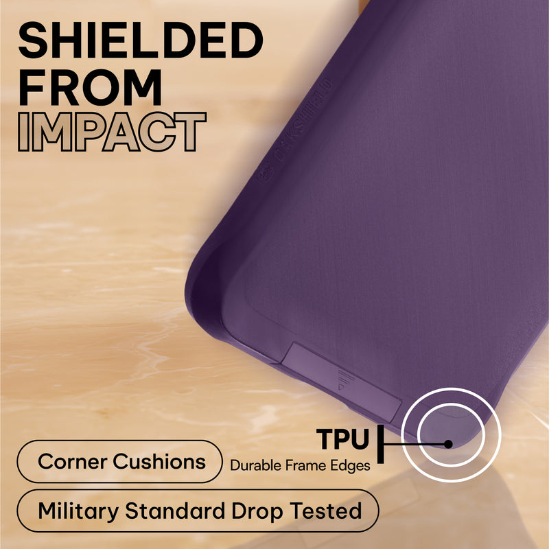 Oakshield Handyhülle mit Standfunktion kompatibel mit Samsung Galaxy S24 Plus Hülle - Case für S24 Plus - Hülle mit Ständer - Cover mit erhöhten Kanten