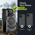 Oakshield Handyhülle kompatibel mit iPhone 15 Pro Hülle Case kompatibel mit MagSafe-Zubehör Schutzhülle mit Falltest nach Militärstandard