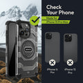 Oakshield Handyhülle für das iPhone 15 Pro Max Hülle Cover kompatibel mit MagSafe-Zubehör Schutzhülle mit Falltest nach Militärstandard
