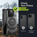 Oakshield Handyhülle kompatibel mit Iphone 16 Pro Hülle Case kompatibel mit MagSafe-Zubehör Iphone 16 Pro Schutzhülle mit Falltest nach Militärstandard