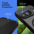 Oakshield Hülle für Google Pixel 9 Hülle - Magnetische Handyhülle halbtransparent - Schutzhülle stoßfest mit Kameraschutz - Mit Glas Folie - Case