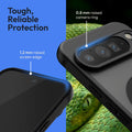 Oakshield Hülle für Google Pixel 9 Pro XL Hülle - Magnetische Handyhülle halbtransparent - Schutzhülle stoßfest mit Kameraschutz - Mit Glas Folie - Case