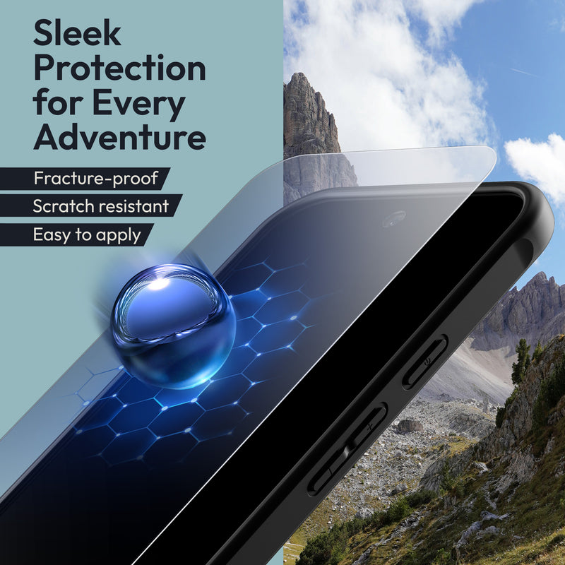 Oakshield Hülle für Google Pixel 9a Hülle - Magnetische Handyhülle halbtransparent - Schutzhülle stoßfest mit Kameraschutz - Mit Glas Folie - Case