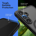 Oakshield Hülle für Samsung Galaxy A55 Hülle - Magnetische Handyhülle halbtransparent - Schutzhülle stoßfest mit Kameraschutz - Mit Glas Folie - Case