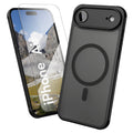Oakshield Hülle für Apple iPhone Air Hülle - Magnetische Handyhülle halbtransparent - Schutzhülle stoßfest mit Kameraschutz - Case in Schwarz Schwarz  