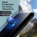 Oakshield Hülle für Apple iPhone Air Hülle - Magnetische Handyhülle halbtransparent - Schutzhülle stoßfest mit Kameraschutz - Mit Glas Folie - Case