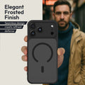 Oakshield Hülle für Apple iPhone 17 Pro Max Hülle - Magnetische Handyhülle halbtransparent - Schutzhülle stoßfest mit Kameraschutz - Mit Glas Folie - Case